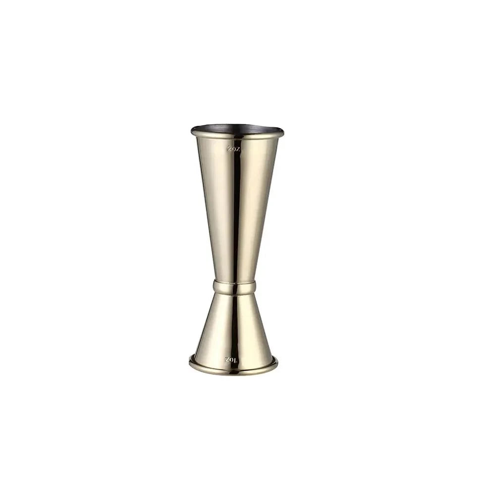 Metallic Double-Sided Cocktail Jigger