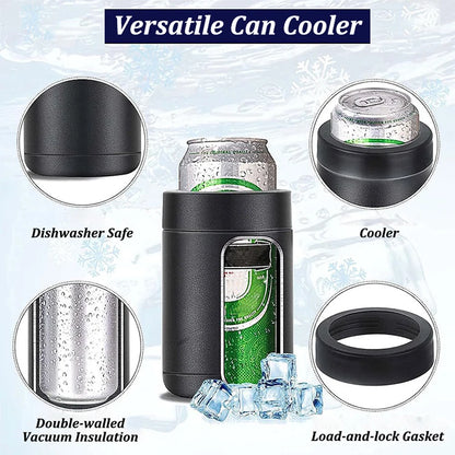 3-in-1 Beer Bottle and Can Cooler with Opener