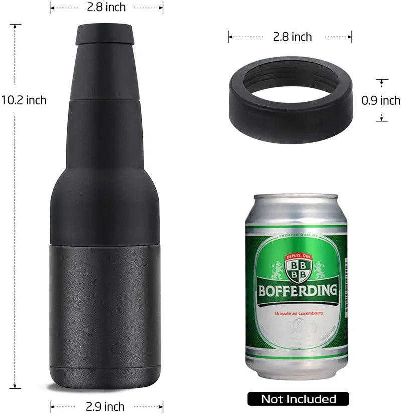 3-in-1 Beer Bottle and Can Cooler with Opener